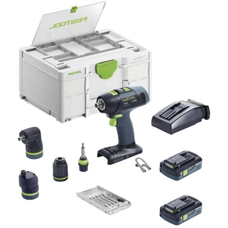 Festool Akku-Bohrschrauber T 18+3 HPC 4,0 I-Set - 577609