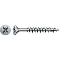 SPAX Universalschraube, 4,5 x 70 mm, 100 Stück, Vollgewinde, Senkkopf, Kreuzschlitz Z2, 4CUT, WIROX - 1081010450703