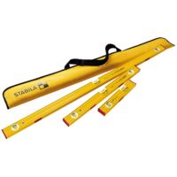 STABILA Wasserwaagen PRO SET 80 ASM, 120 cm / 60 cm / 30 cm / Tasche - 19716