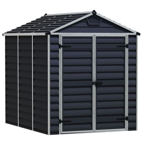 Canopia Skylight Casetta Da Giardino in Policarbonato 229X185X217 cm Grigio Scuro
