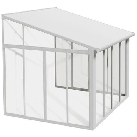 Canopia San Remo Pergola Chiusa in Alluminio 3X3 m Bianco