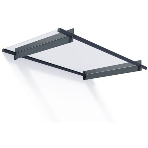 tenda da sole trasparente 94x150,5 cm grigio antracite - 704743 - palram