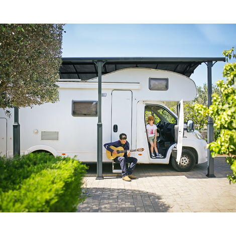 Canopia Alpine Alto RV Carport  in Alluminio 3.6 X 8.6 X 3.5 m