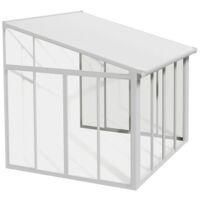 Canopia San Remo Pergola Chiusa in Alluminio 3X3 m Bianco