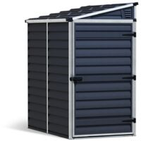 Canopia Skylight Casetta Da Giardino in Policarbonato 176X120X203 cm Grigio Scuro