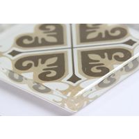 Brown Patterned Glass Mosaic Tile Square Meter (MT0181)