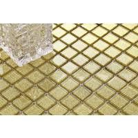 1 SQ M Gold Glitter Glass Mosaic Tiles Bathroom Bath Splashback Border (MT0080)