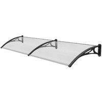 2m Door Canopy Awning Shelter Patio Rain Snow Cover Extendable Canopies CP0006-2