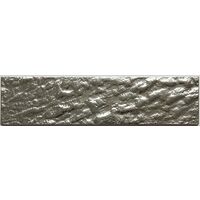 8 Pack of Silver Textured Glass Subway Tile 75x300mm (MT0194)