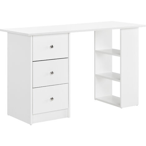 Schreibtisch Lemberg 120x50x72 cm Weiß [en.casa]