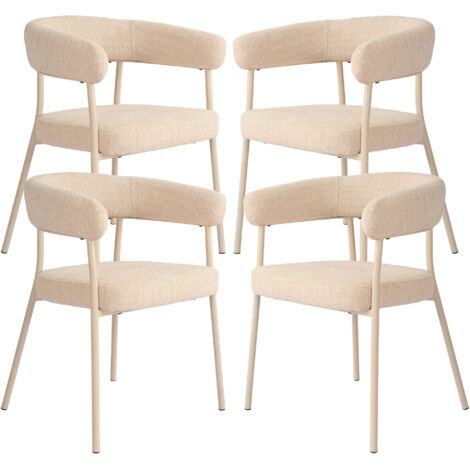Esszimmerstuhle 4er Set Beige