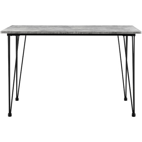 Esstisch Kiel 120x70 cm Betonoptik en.casa