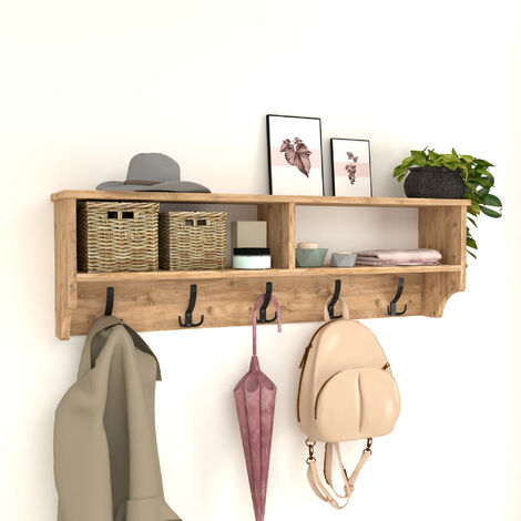 Wandgarderobe Åstorp Eiche [en.casa]