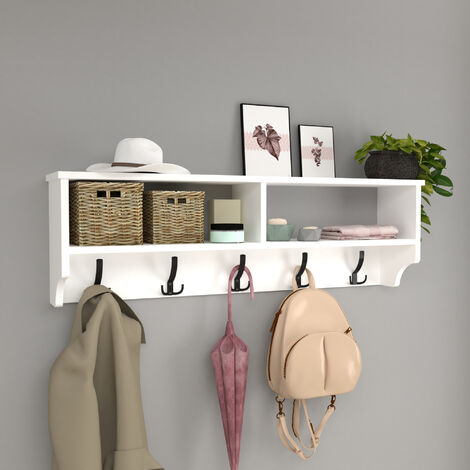 Wandgarderobe Åstorp Weiß [en.casa]
