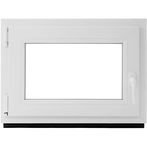 Kellerfenster Fenster 2 Fach BxH 970x1050 mm Dreh-Kipp Weiß Premium 