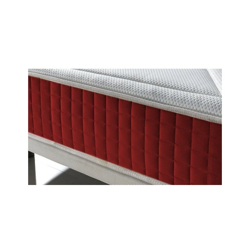 Materassi&Doghe - Matelas 120x190 à mémoire de forme avec 5 cm de mémoire -  Hauteur 25 cm - Orthopédique - AMOVIBLE - Bande en microfibre -  Orthopédique - Ergonomique - Antibactérien - 100% Made in Italy - Matelas  de relaxation - Rue du Commerce