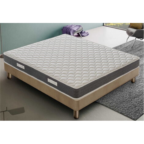 Matelas ressorts ensachés 135x200 cm accueil mousse hr epaisseur 22 cm