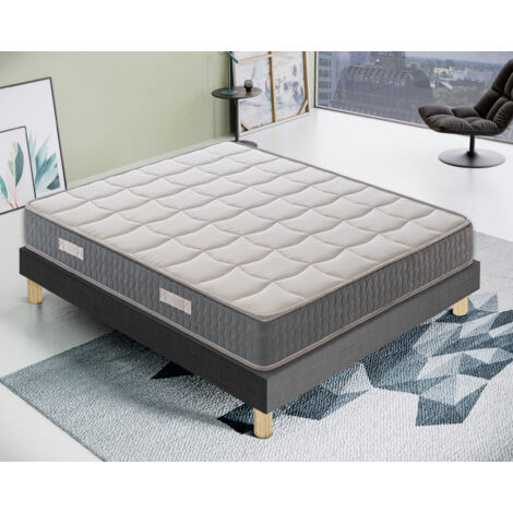 Ilovesleep – Matelas mémoire de forme 21 cm – 11 zones anatomiques – Hypoallergénique et respirant – Confort optimal pour mal de dos
