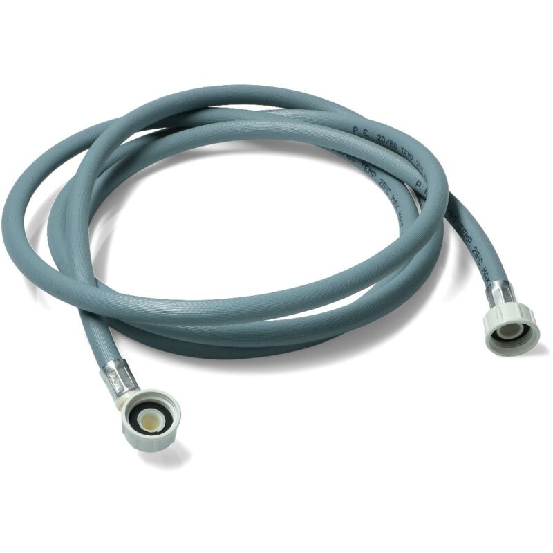 Tubo Carico Lavatrice/lavastoviglie MONTERAL 3,5 Metri - 3/4” Con Valvole Diritta E Angolata - Made In EU, Garanzia 10 Anni