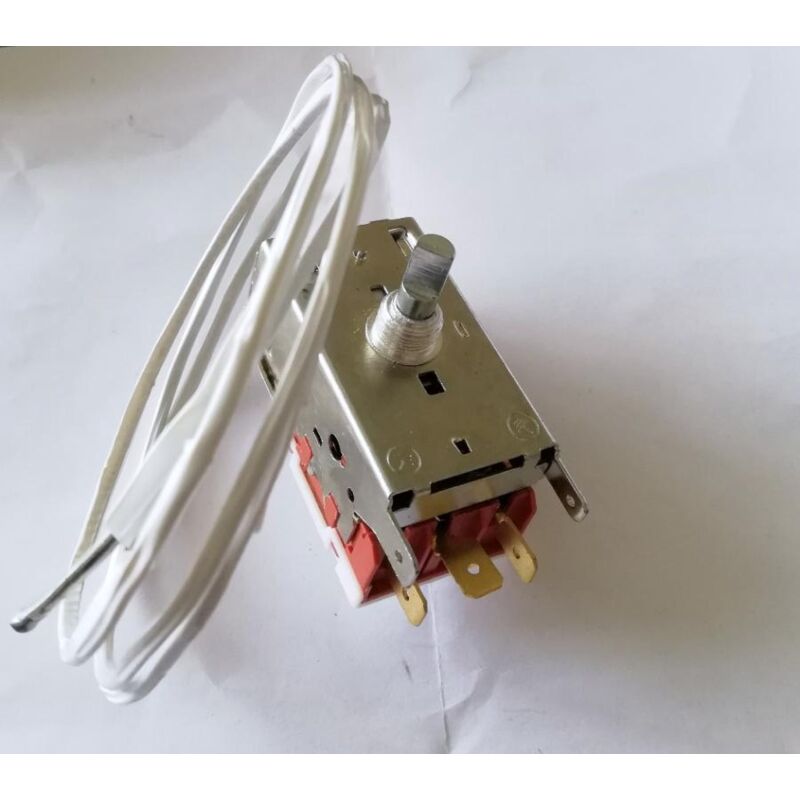 Termostato Universale Spares2go Per Frigoriferi E Congelatori | Tipo VC1 Con Capillare 1200 Mm | Intervallo -23°C / +2°C