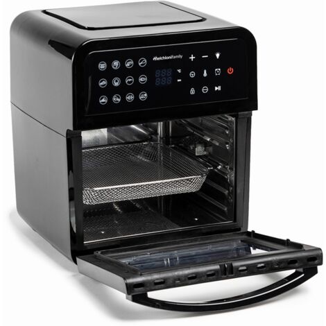 FORNO FRIGGITRICE AD ARIA 12L LUCIFER MELCHIONI FAMILY CON RIPIANI 1800W