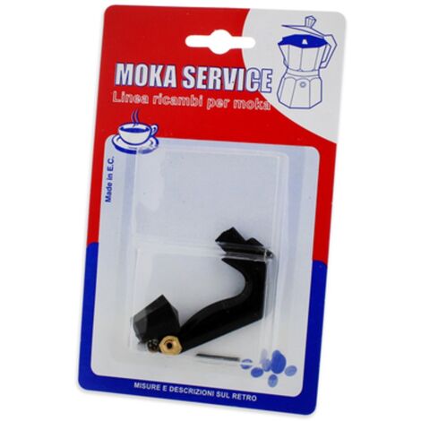 KIT MANICO POMOLO VALVOLA VITE 2-3 TAZZE CAFFETTIERA MOKA COMPATIBILE BIALETTI