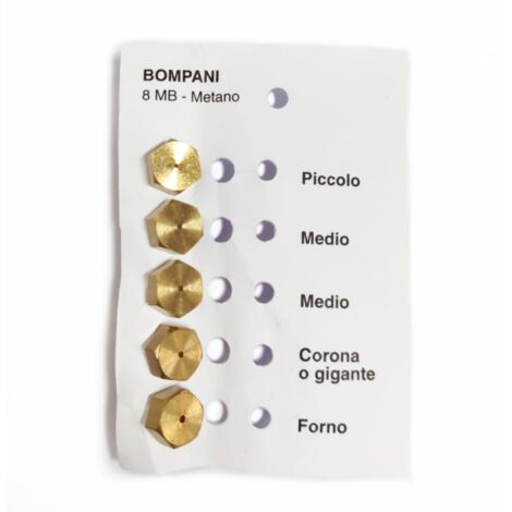 Ugelli Metano Serie Nardi 5MA Per Cucina A Gas - Ricambi Originali Universal - Foto 5