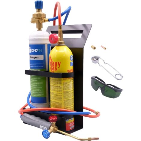 KIT CANNELLO COMPLETO PER SALDATURA AUTOGENA E BRASATURA FORTE ACCESSORI