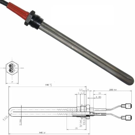 Candeletta Accensione Stufa A Pellet – 280W Per Nordica Ed Extraflame - Foto 5