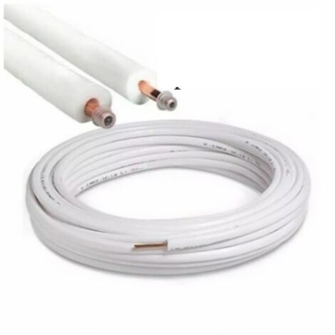 TUBO RAME COIBENTATO CLIMATIZZATORI CONDIZIONATORI 1-4 Spessore 1 mm - al metro