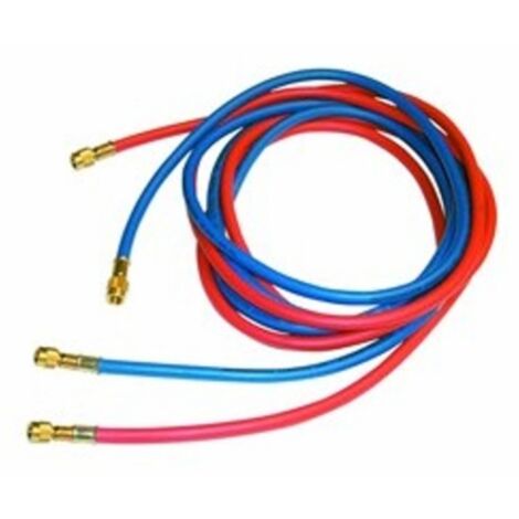 SOLUSTRE Set Da 2 Valvole Di Carica Refrigerante R410A 5/16'' In Ottone - Valvole Di Sicurezza Per Aria Condizionata - 5