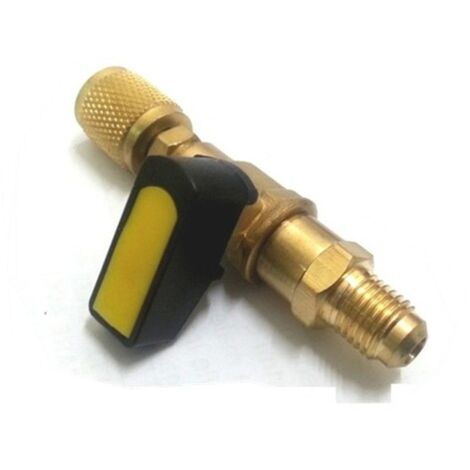 RUBINETTO VALVOLA SFERA TUBO CARICA FREON DA 5/16 M/F R410A