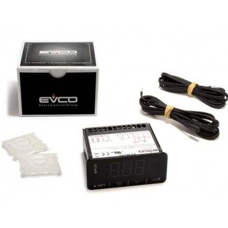 EV3B23N7 TERMOSTATO DIGITALE TELECONTROLLO EVCO CON 2 SONDE 230V ID974