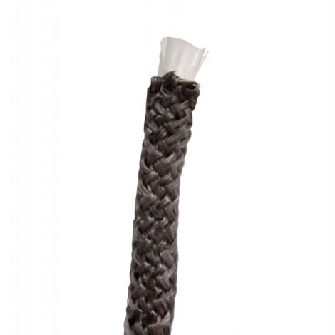 TRECCIA GUARNIZIONE PORTA STUFA A PELLET LEGNA Diam. 14MM NERA ARTICA