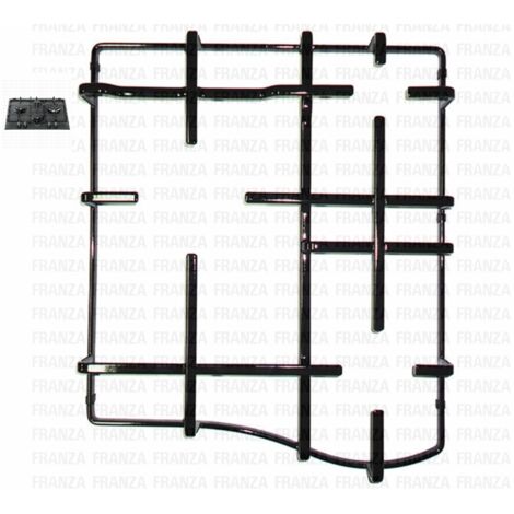 Griglia Ghisa Originale Ariston Hotpoint Scholtes 2 Fuochi Destra - C00288677 Per Piano Cottura 5 Fuochi