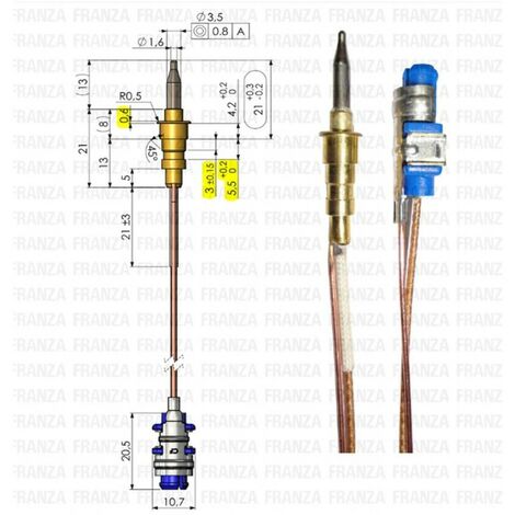 TERMOCOPPIA SICURGAS PIANO COTTURA TRIPLA CORONA ARISTON INDESIT WHIRL