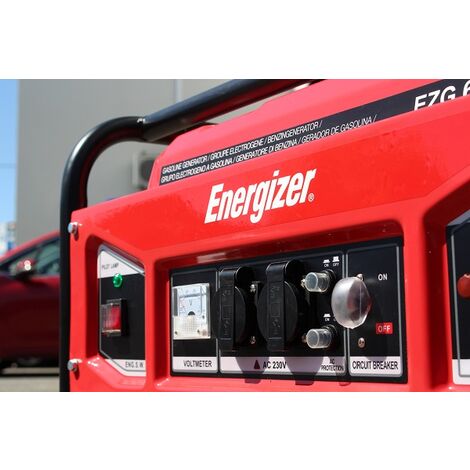 Groupe Électrogène Essence 5500 W Avec Technologie AVR – ENERGIZER EZG6000
