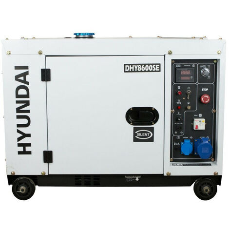 Groupe électrogène diesel Hyundai DHY8600SE 6300w mono