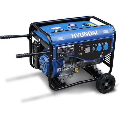 Groupe Électrogène Essence 4300 W Avec Technologie AVR – HYUNDAI HG4000-PL