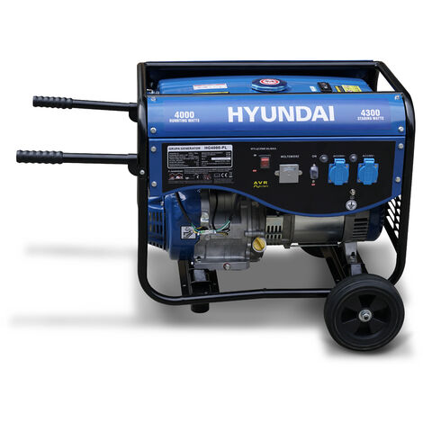 Groupe Électrogène Essence 4300 W Avec Technologie AVR – HYUNDAI HG4000-PL