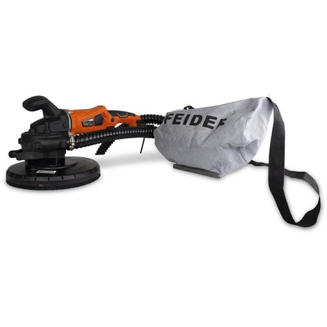 Ponceuse Plâtre 1200 W 225 mm Variateur de Vitesse et Aspiration Intégrée – FEIDER FPEP1200