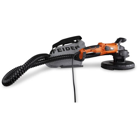 Ponceuse Plâtre 1200 W 225 mm Variateur de Vitesse et Aspiration Intégrée – FEIDER FPEP1200