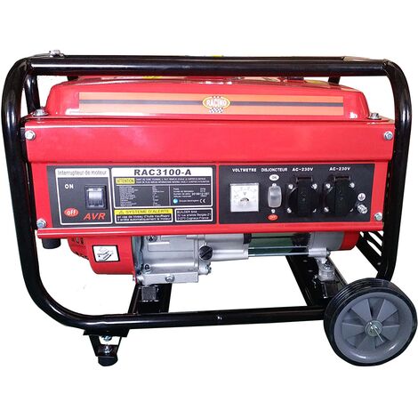 Groupe électrogène essence de chantier 3000 W - Technologie AVR