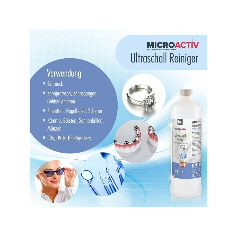 1 x 5 Litre Microactiv Produit detergent ultrason