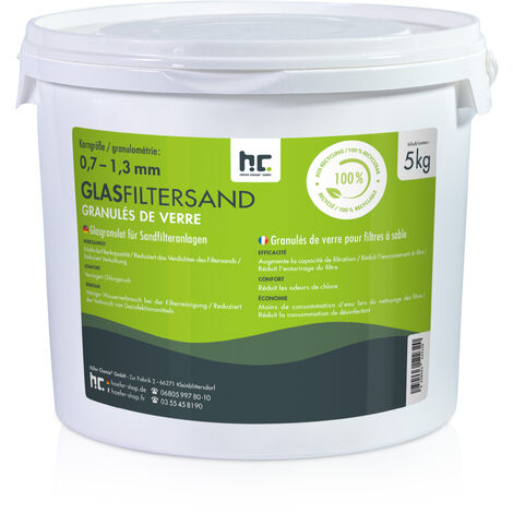 Höfer Chemie 5 kg de granulés de verre 0,7-1,3mm 5 kg (en)