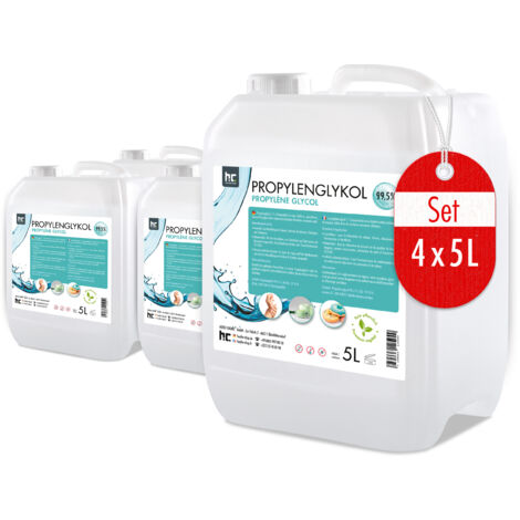 Höfer Chemie 5 L Propylène Glycol 99,5% en qualité pharmaceutique 20 l (en)