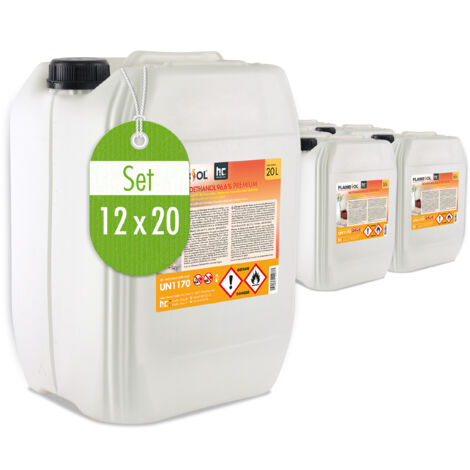 FLAMBIOL Bioéthanol à 96,6 % dénaturé FLAMBIOL® en bidon de 20 L 240 l (en) (1/5)