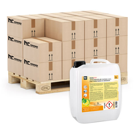 Höfer Chemie Acide Citrique Liquide 50% Microactiv® détartrant en bidon de 5 L 240 l (en)