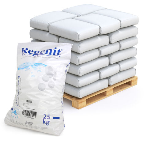 Regenit® 25 kg Comprimés de sel évaporé Regenit® pour la régénération des adoucisseurs d'eau sur palette 40 (de)