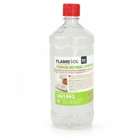 FLAMBIOL 1 L FLAMBIOL Premium Bioéthanol en gel sur palette